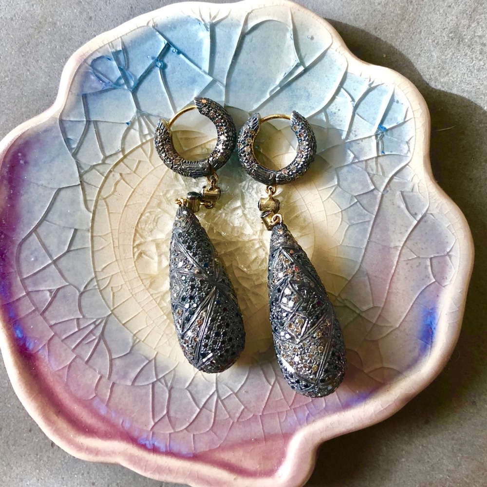 Amrapali multicolor diamond earrings